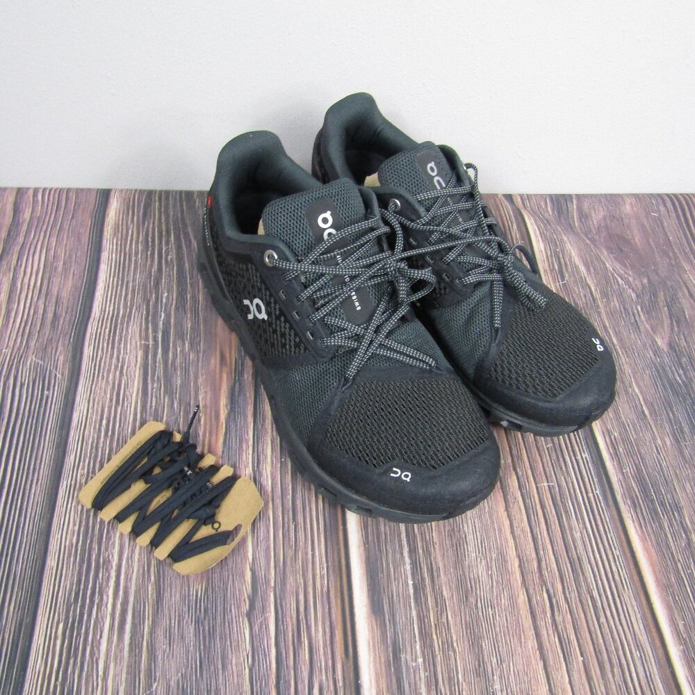 On‎ Cloudstratus Running Shoes Men 7.5 Black Athletic Sneakers